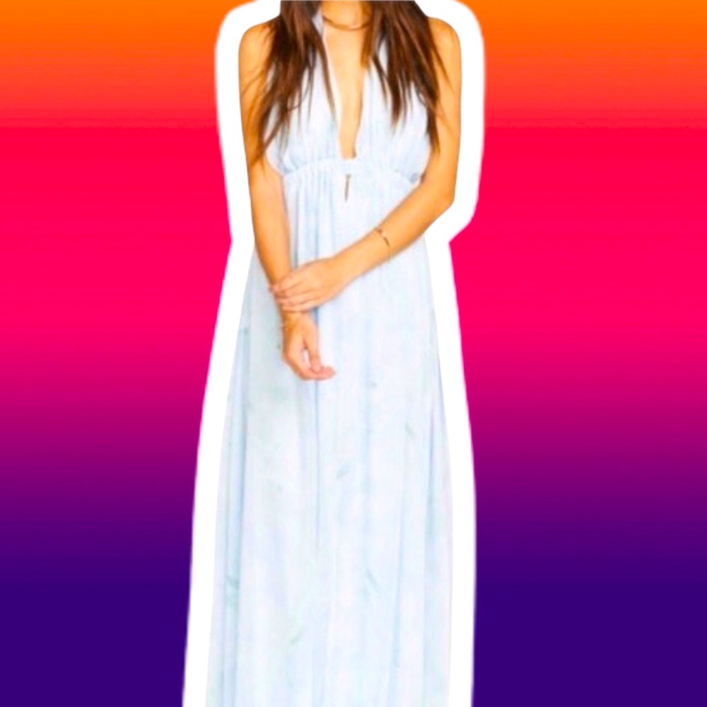 NWOT Show Me Your Mumu X-Small Luna Halter Dress (Fits Medium)